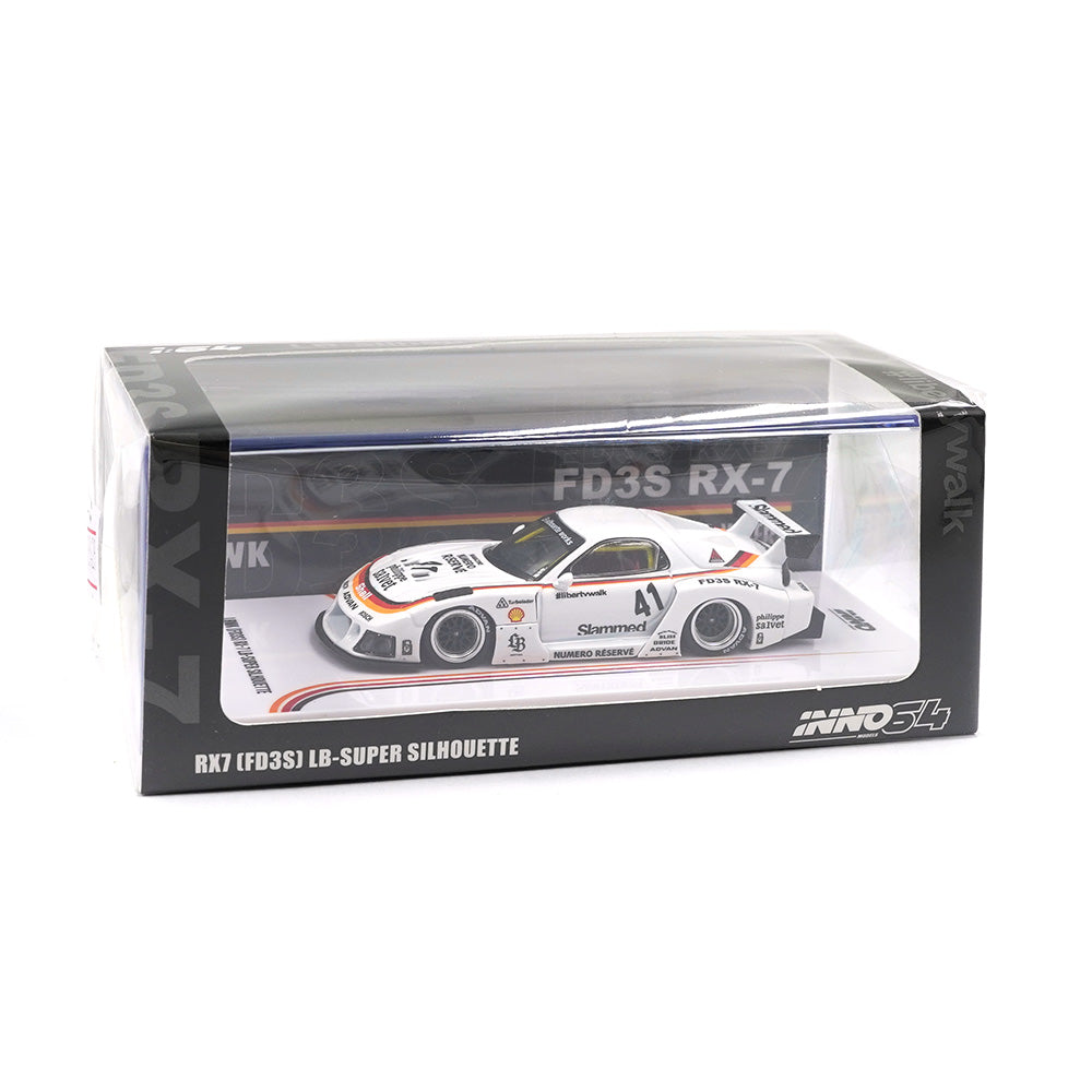 INNO64 MAZDA RX7(FD3S) LB-SUPER SILHOUETTE White