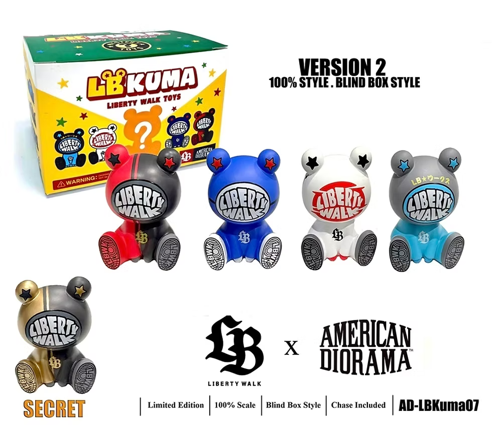 (ONE TOY) LB KUMA Liberty Talk Mystery Toys Blind Box (ONE TOY)