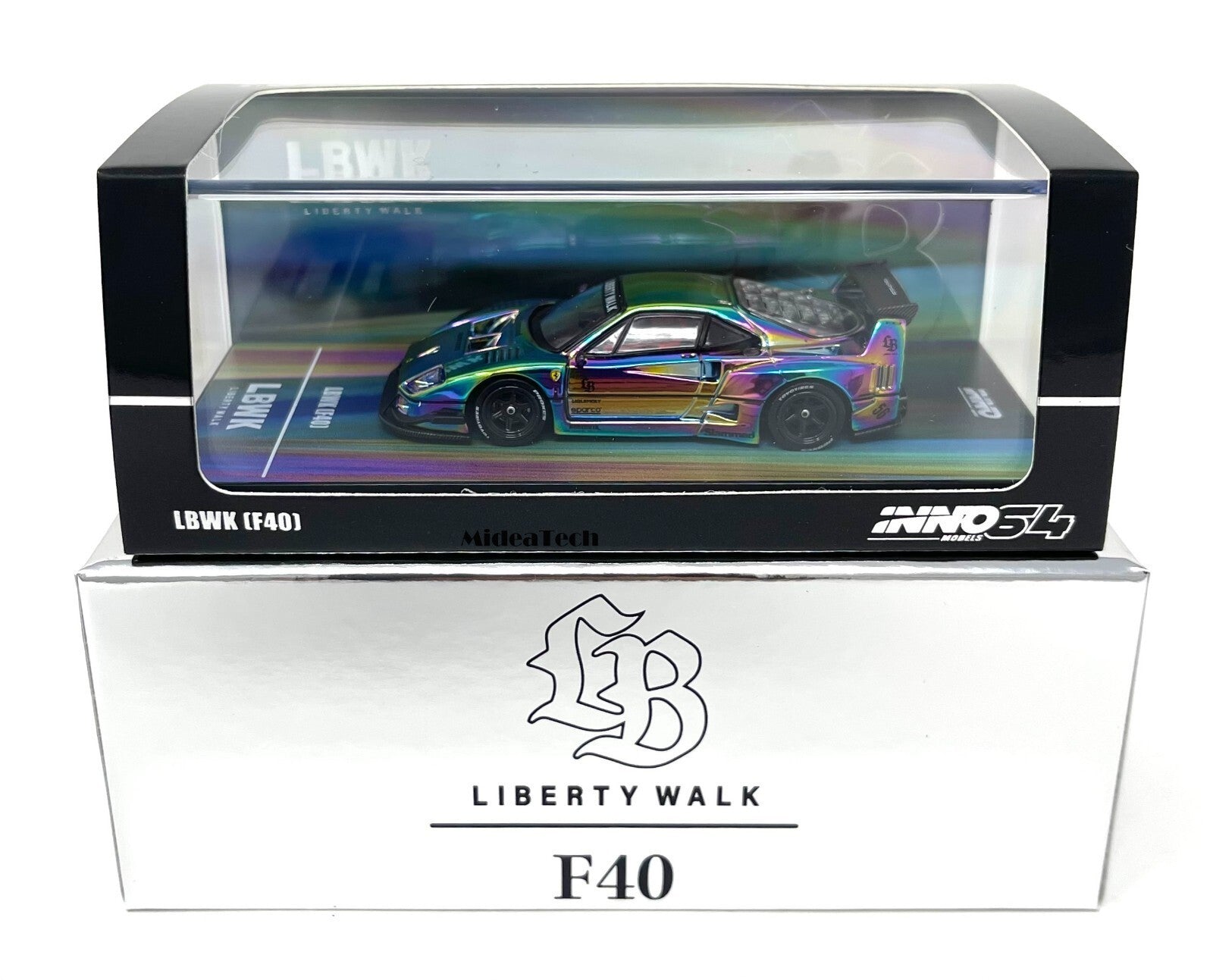 LBWK (F40) Chrome Silver Chase Car Included Mini Car