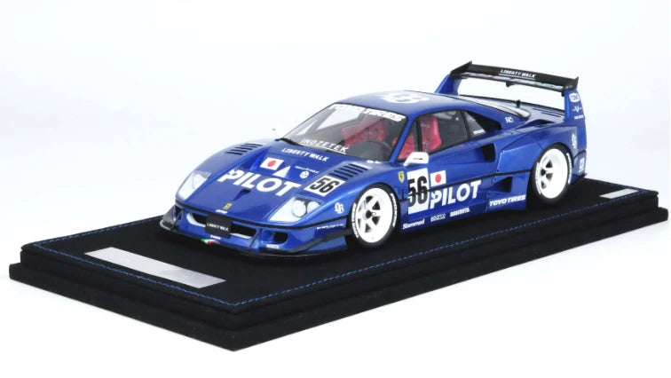 Inno 64 LBWK F40 Pilot Tokyo Auto Salon 2024 1/64 (Blue) INNO64