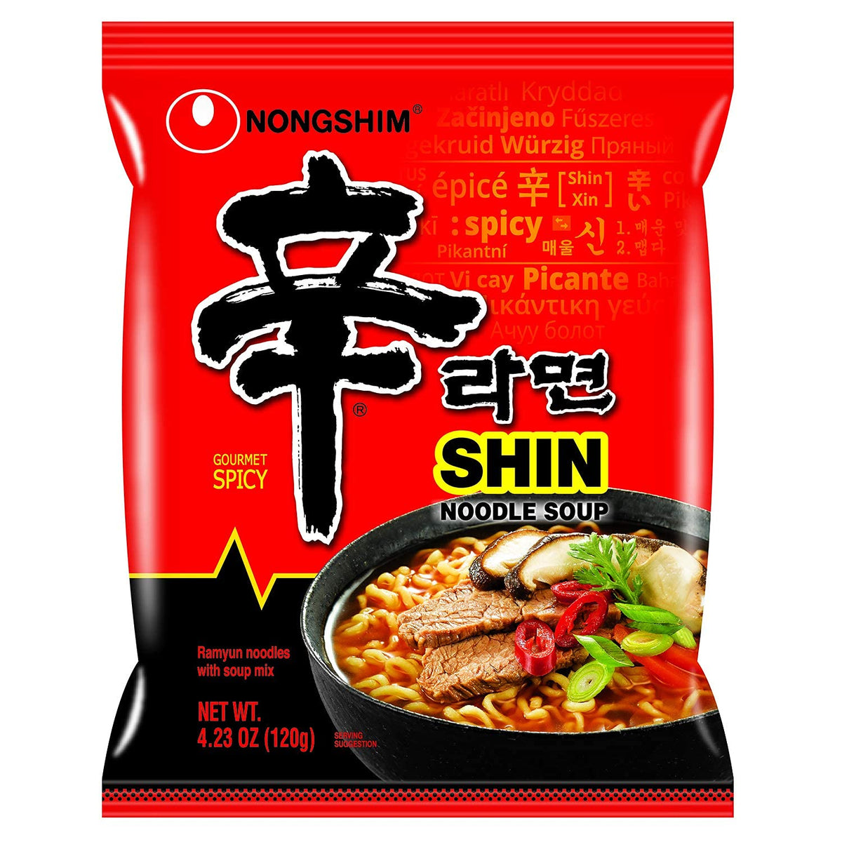Nongshim Spicy Shin Noodle Soup