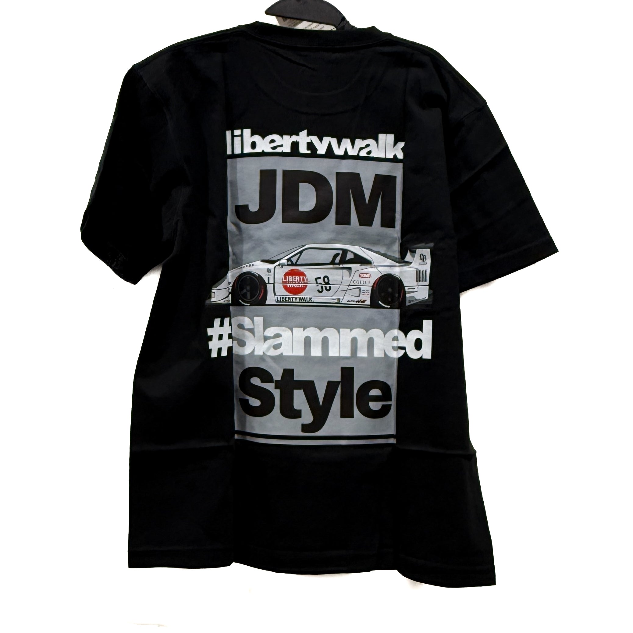 LB JDM Style Blue F40 Tee Black