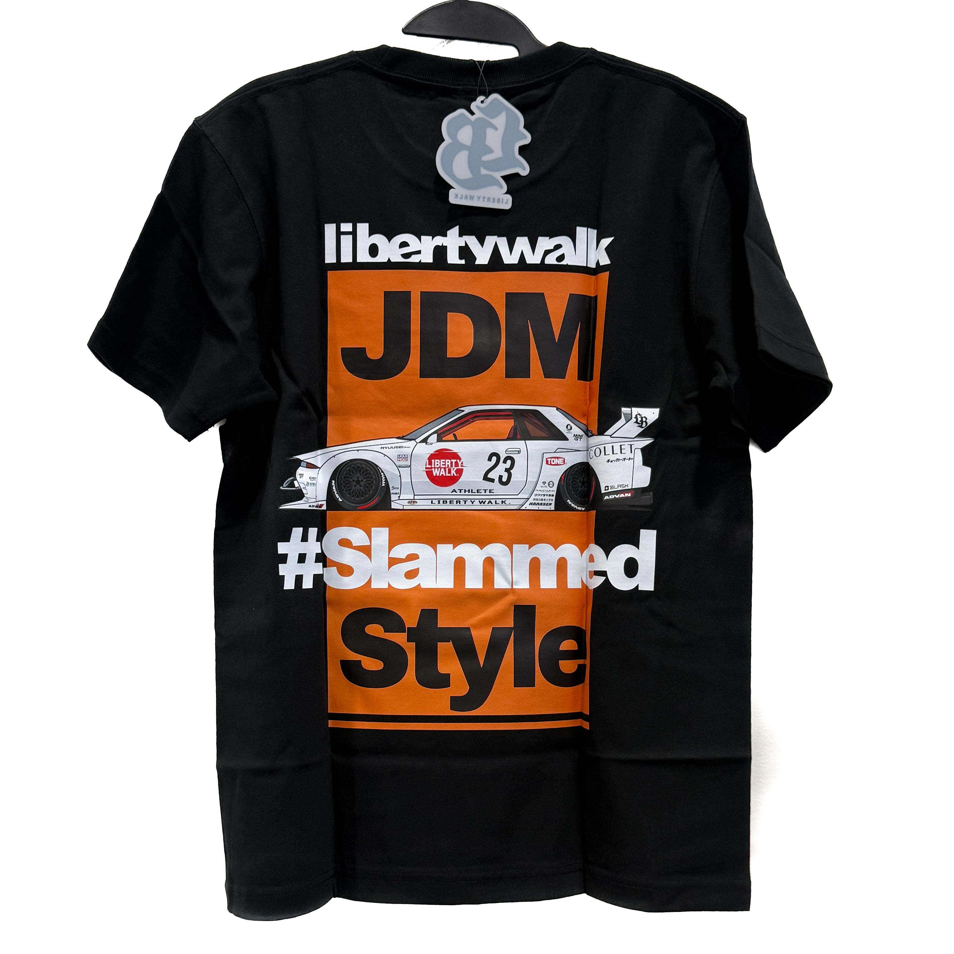 LB JDM Style 32 Tee Black Orange