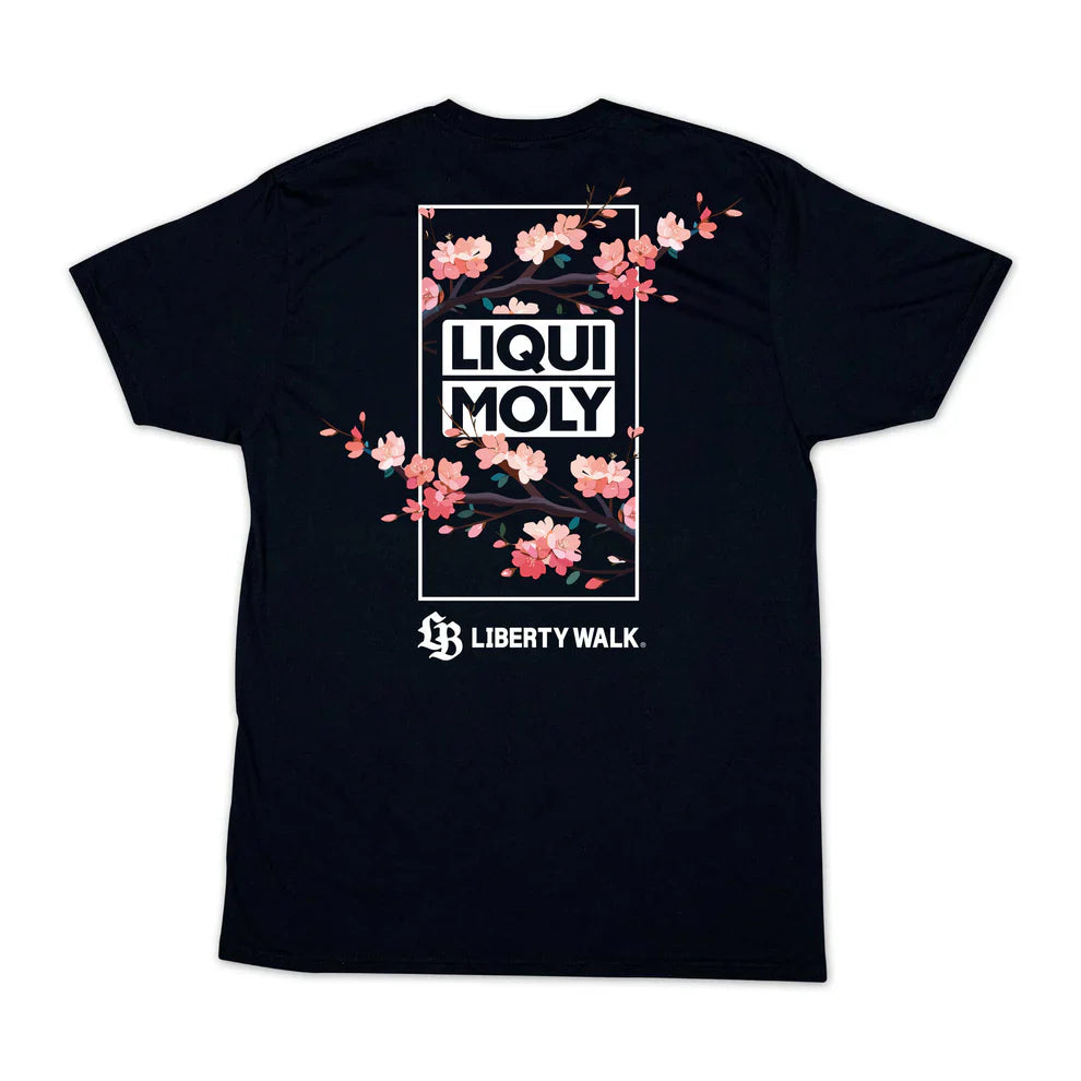 LIQUI MOLY x Liberty Walk Cherry Blossom Limited Edition Tee – Black