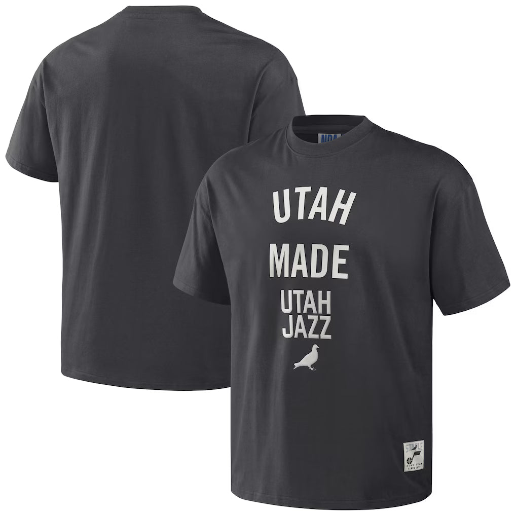 Utah Jazz NBA x Staple Heavyweight Oversized T-Shirt - green